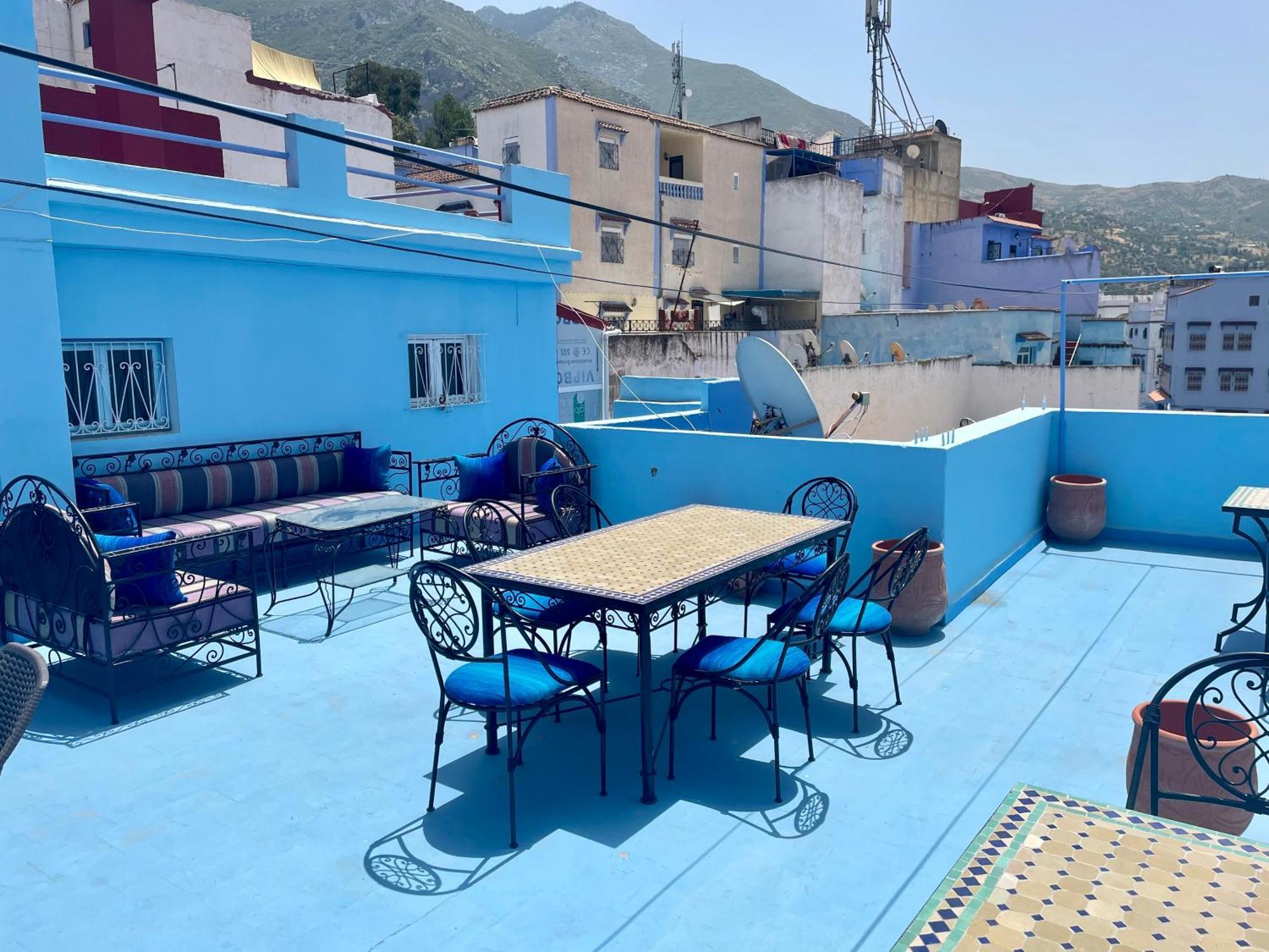 Ferienwohnung Casa Voyager 'Secret Garden Terrace' Chefchaouen Exterior foto