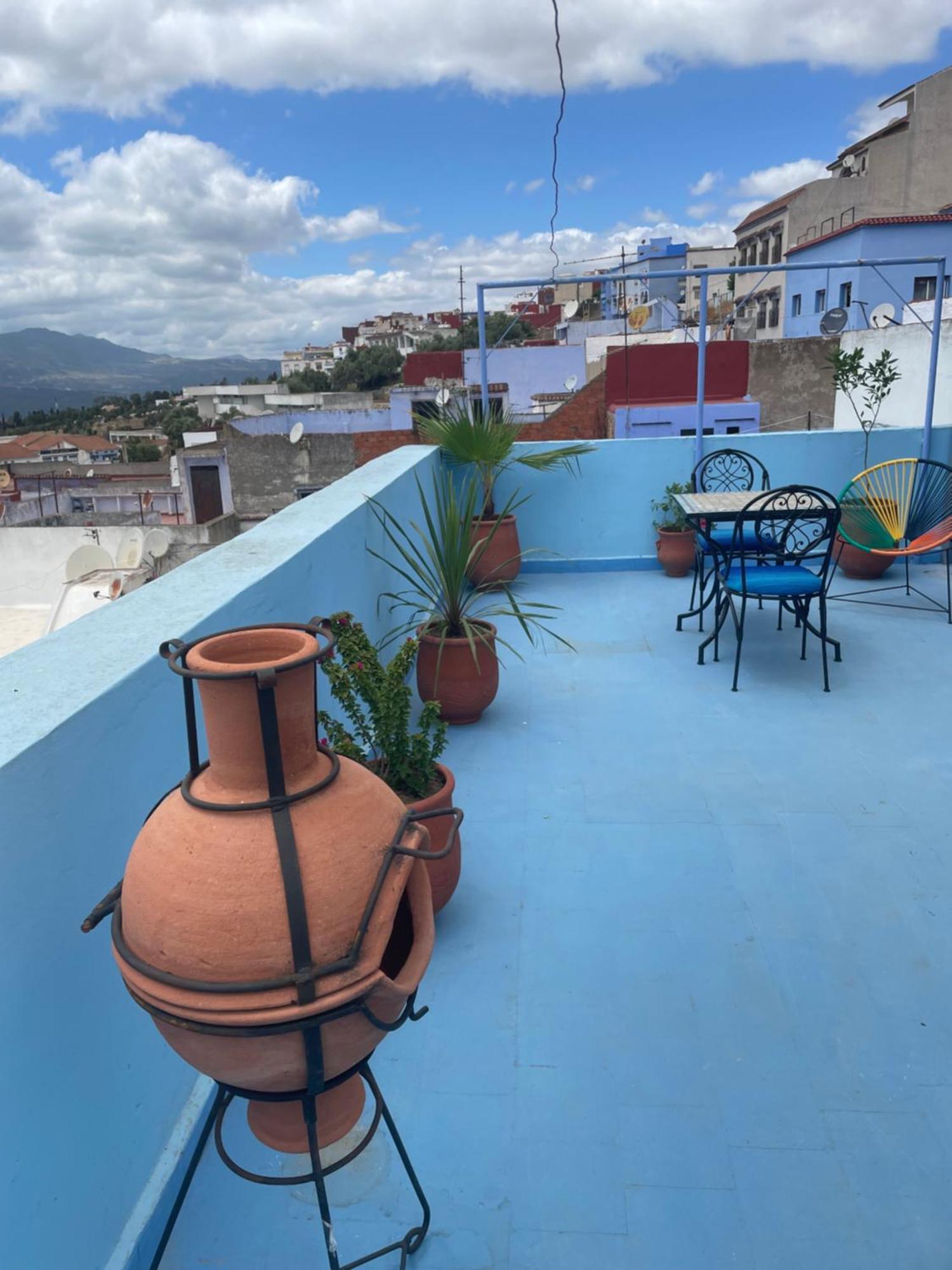 Ferienwohnung Casa Voyager 'Secret Garden Terrace' Chefchaouen Exterior foto