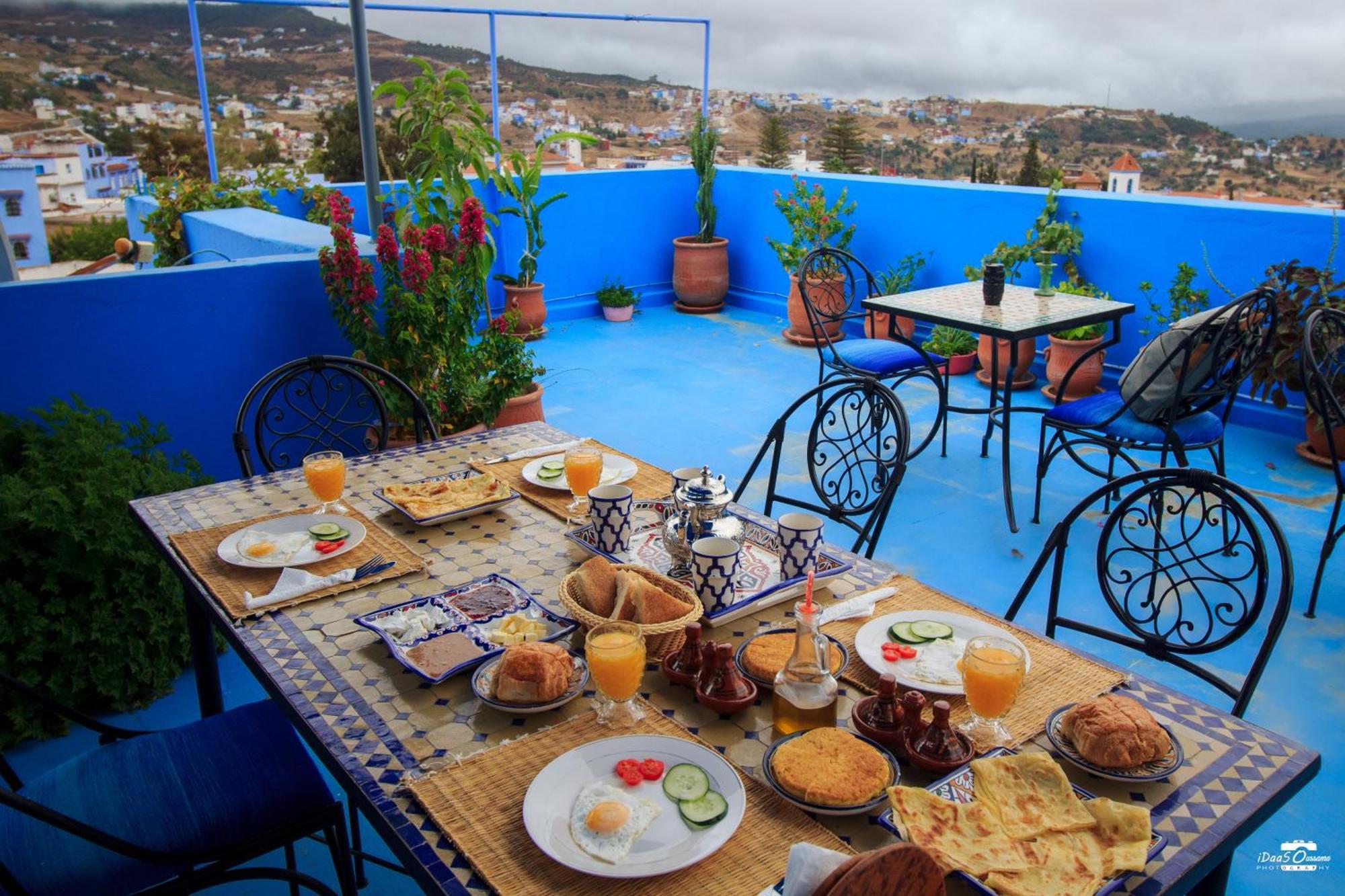 Ferienwohnung Casa Voyager 'Secret Garden Terrace' Chefchaouen Exterior foto