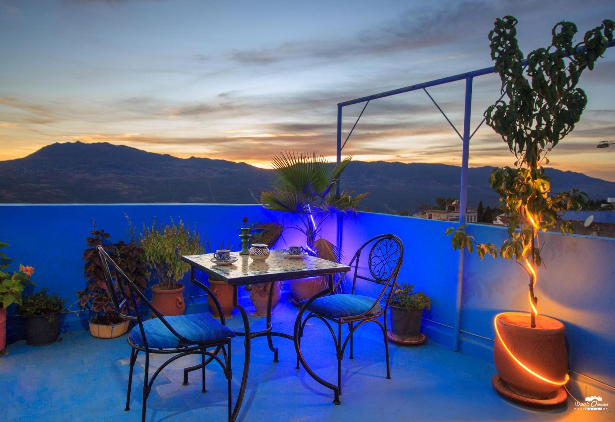 Ferienwohnung Casa Voyager 'Secret Garden Terrace' Chefchaouen Exterior foto
