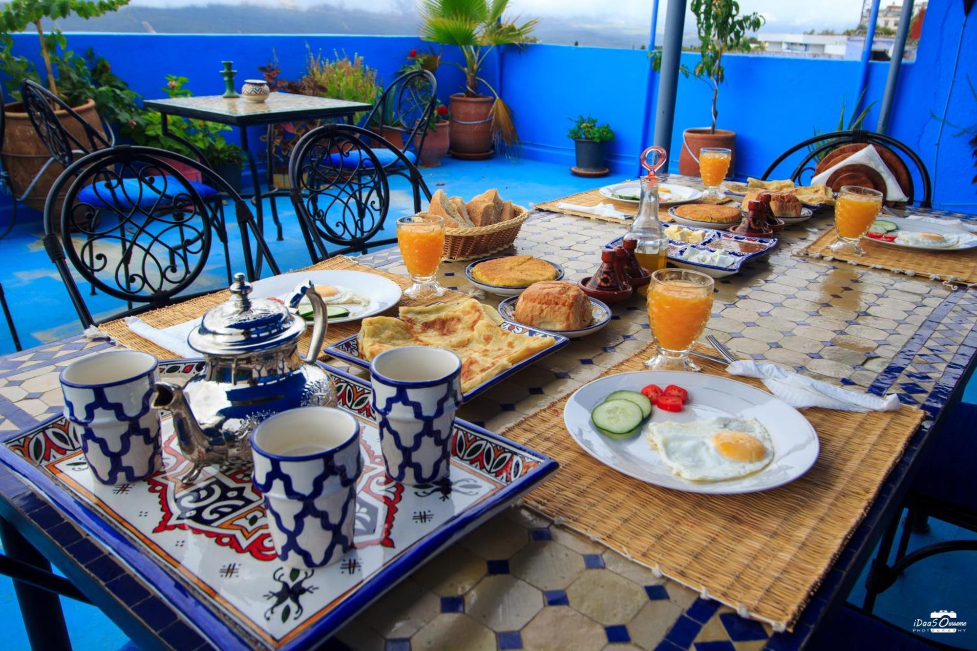 Ferienwohnung Casa Voyager 'Secret Garden Terrace' Chefchaouen Exterior foto