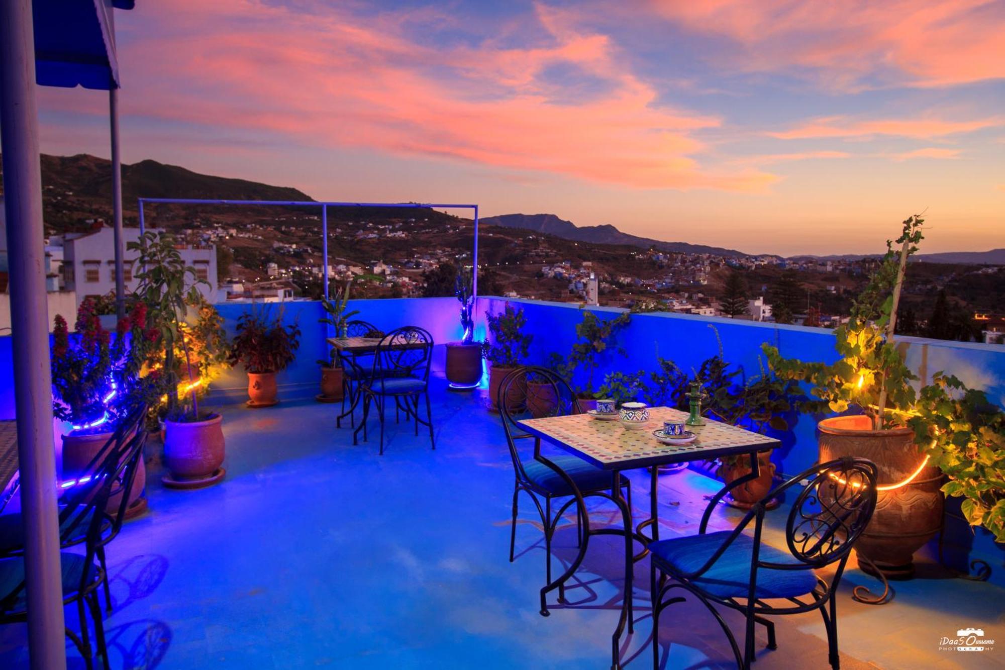 Ferienwohnung Casa Voyager 'Secret Garden Terrace' Chefchaouen Exterior foto